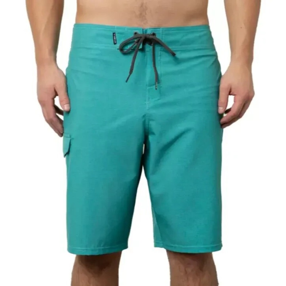 O'Neill Swim Board Shorts Size 30 Weaver Blue Trunks Cargo Pocket 21" Beach NEW‎
